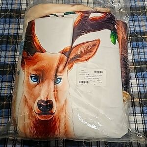 Seasons blanket 50x60 throw premium sherpa